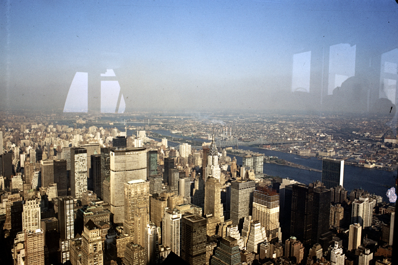 71-08-01, 079, Looking North-East, 102nd floor, Empire State Building, NYC