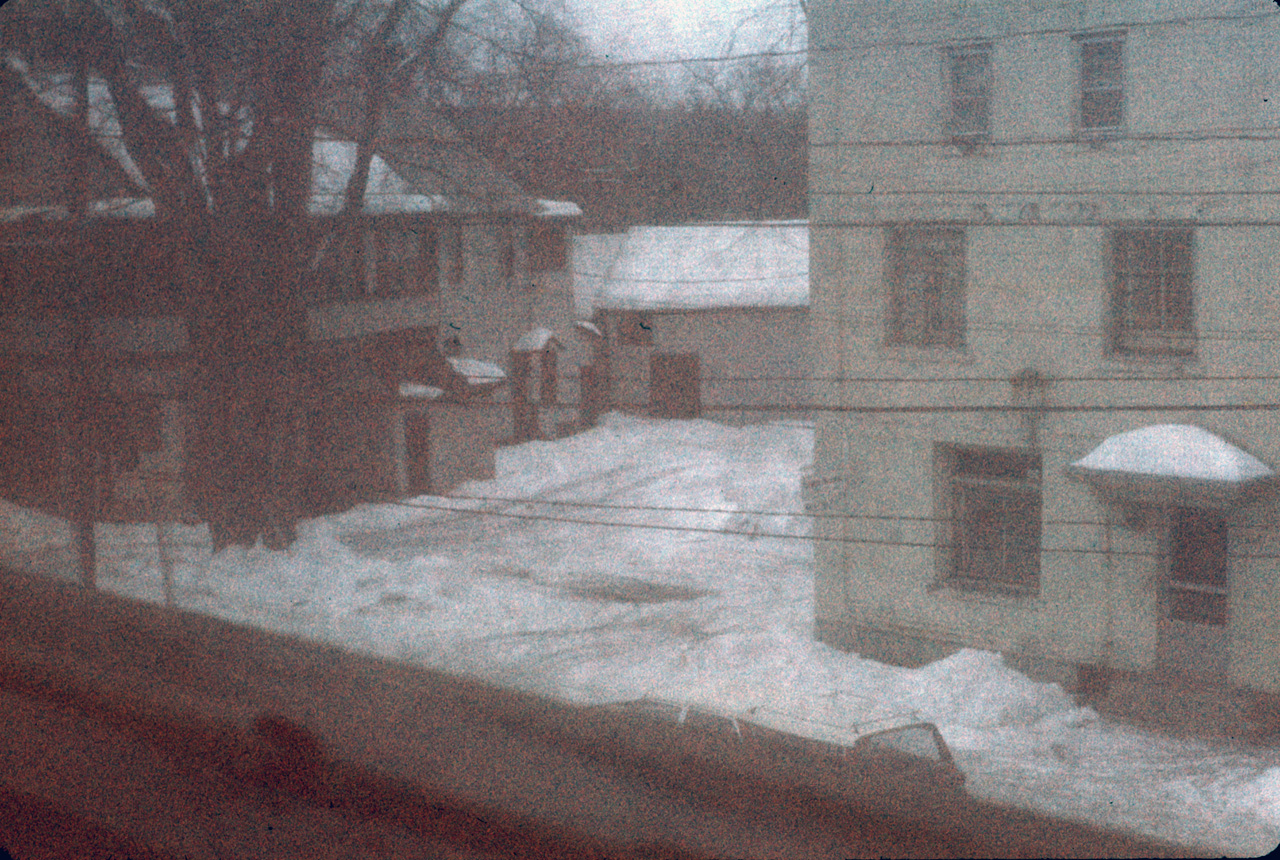 1973-04-01, 033, From Kitchen, Apt, North Creek, NY