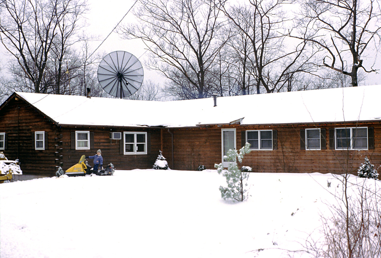 1989-12-29, 163, Brian on his Snowmobile, Dingmans Ferry, PA