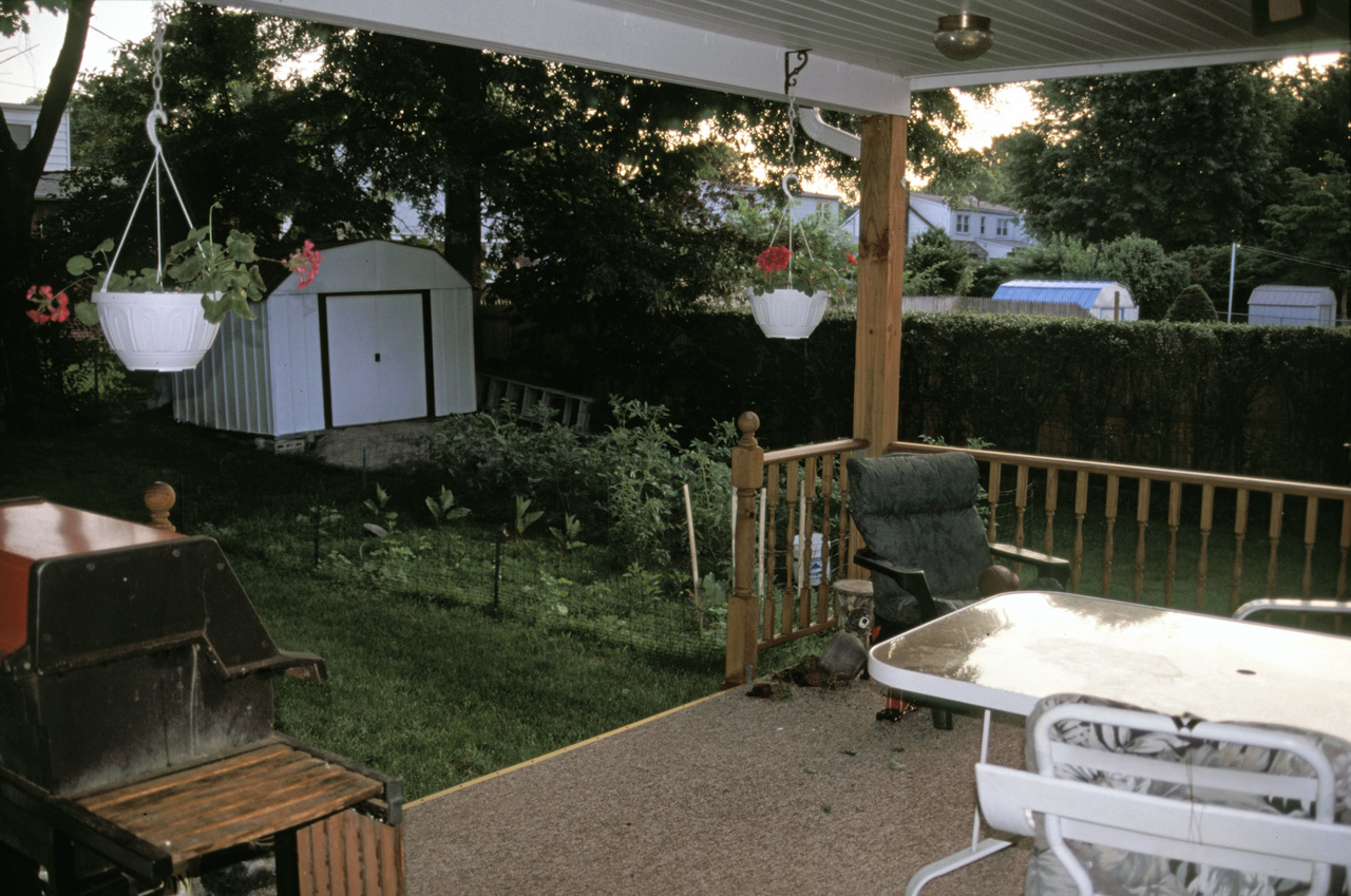 2004-07-01, 001, Porch and Garden, Saddle Brook, NJ