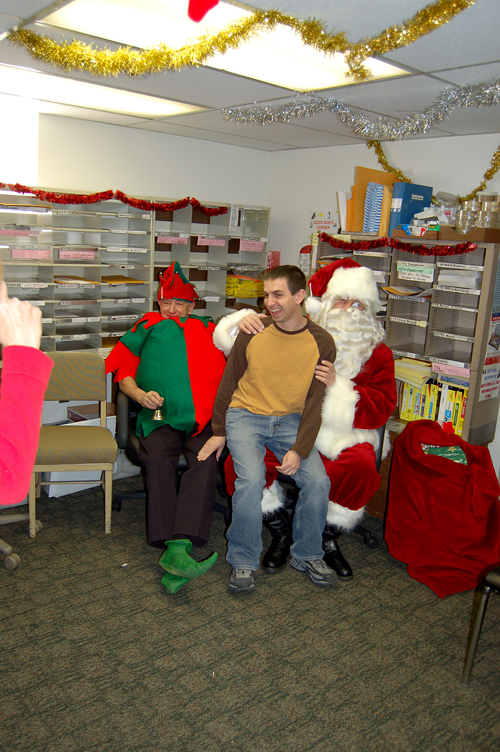 05-12-22, 09, Bob, Bob, Jr. and Nick, ITT Mail Room Party