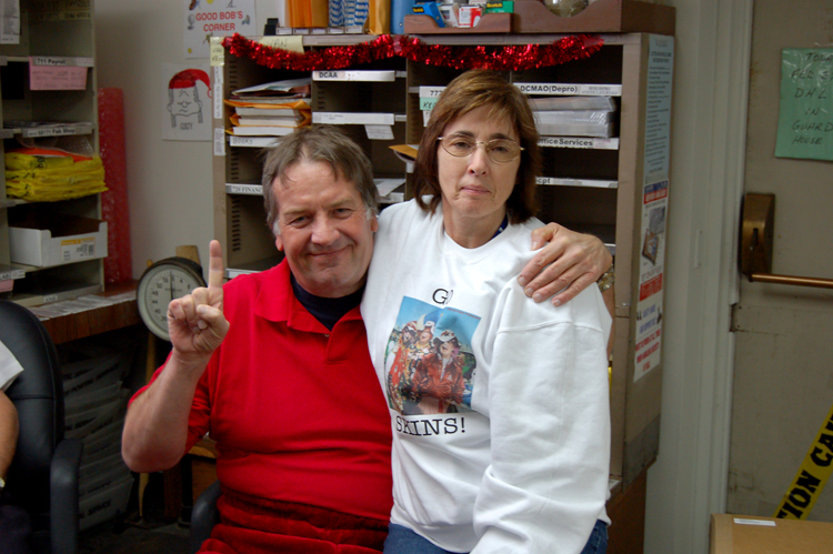 05-12-22, 27, Nick as Linda, ITT Mail Room Party